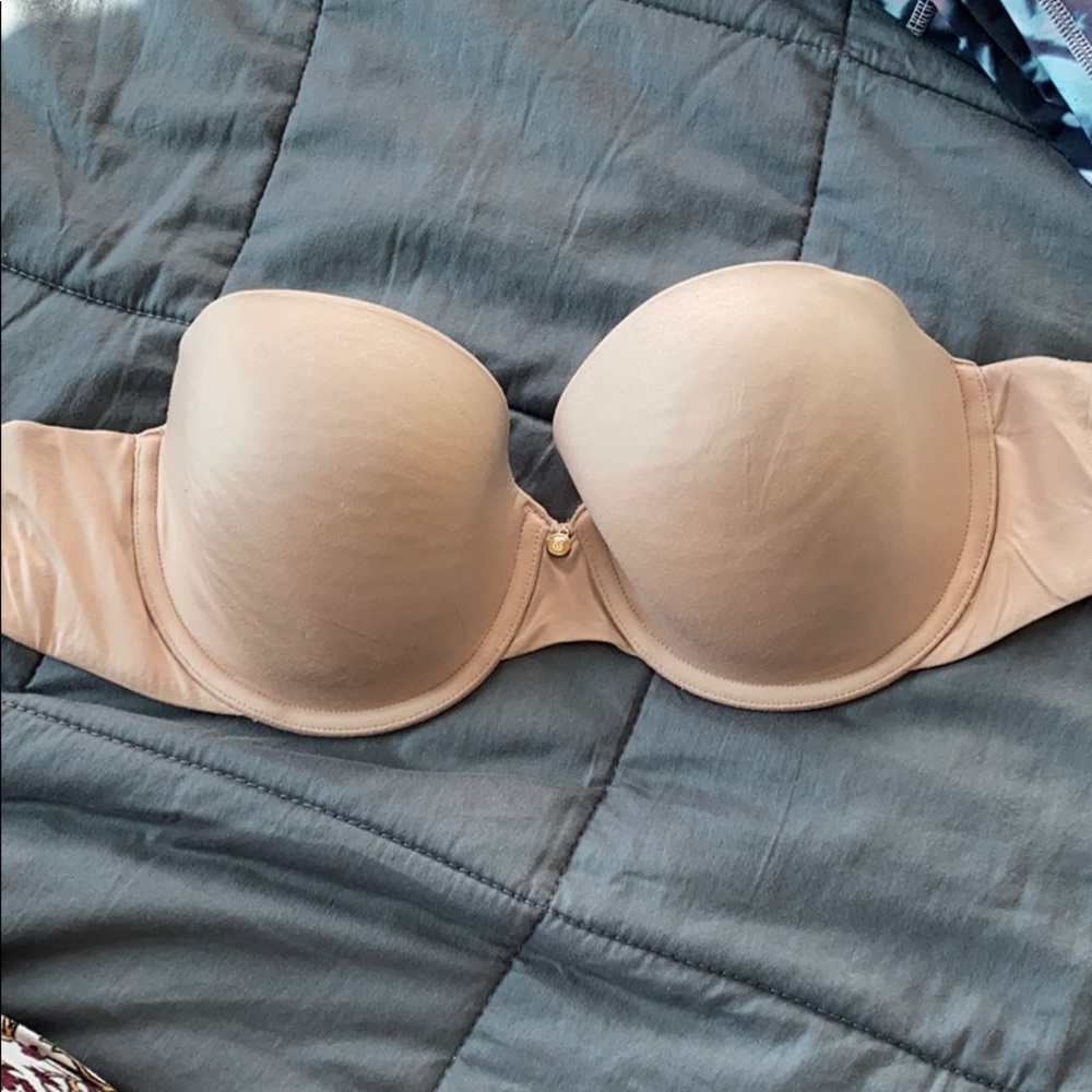 Strapless bra
